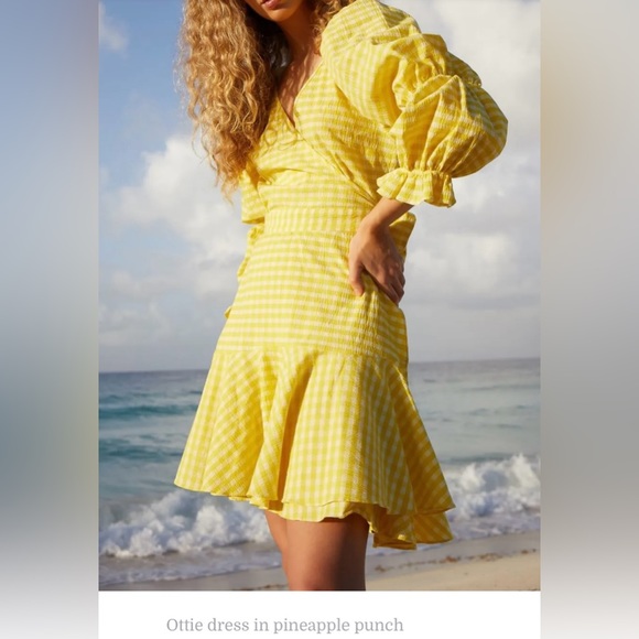 Paper London Ottie Dress Color Pineapple Punch Size 12 NWT - Picture 9 of 9